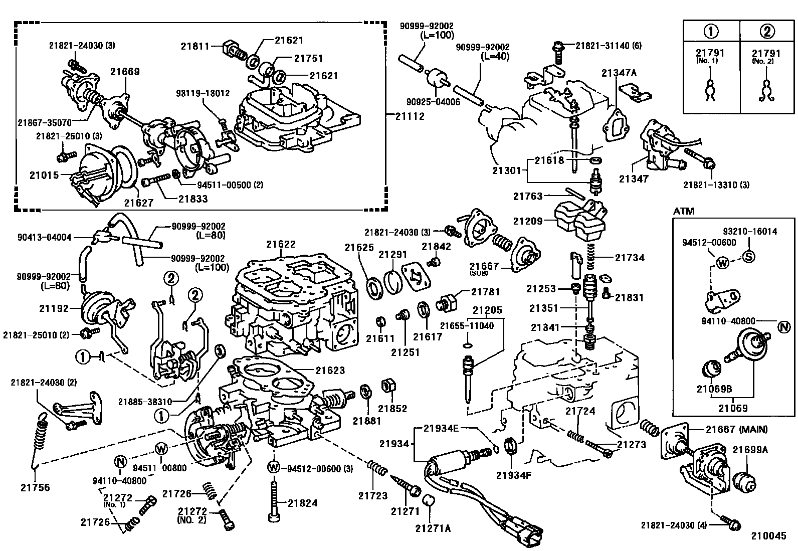 2103 — CARBURETOR