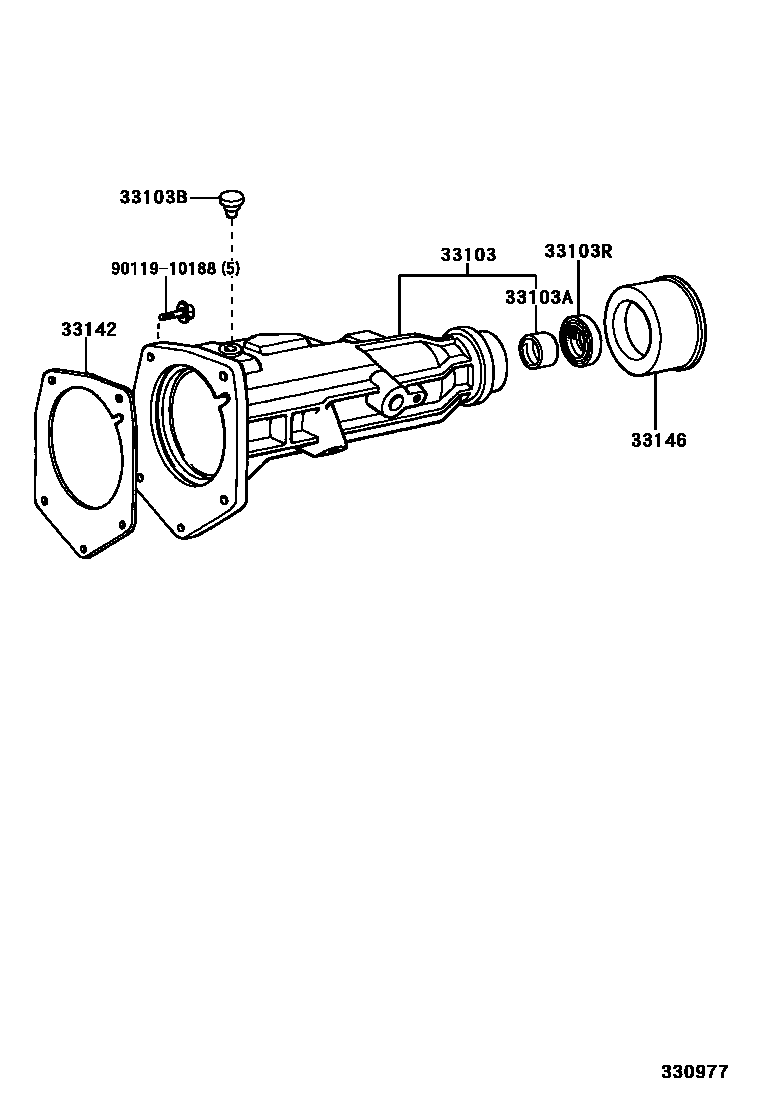 3303 — EXTENSION HOUSING (MTM)