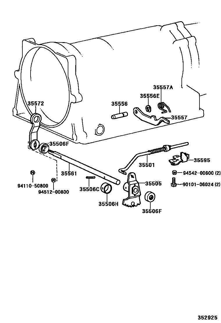 3513 — THROTTLE LINK & VALVE LEVER (ATM)