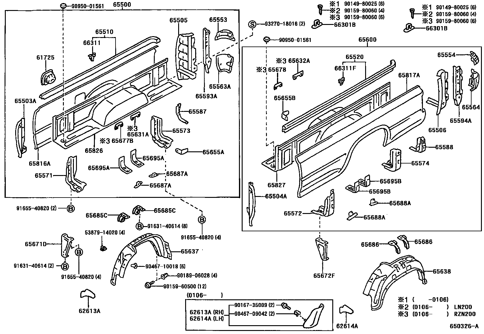 6554 — REAR BODY SIDE PANEL