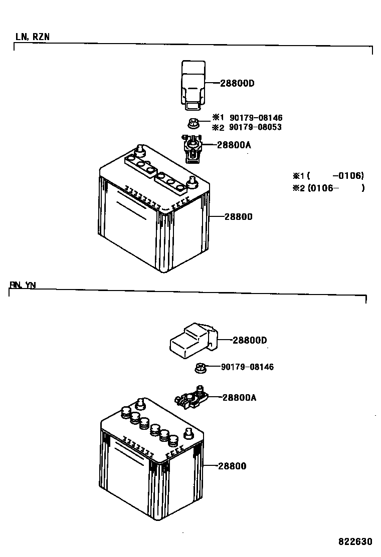 8201 — BATTERY & BATTERY CABLE