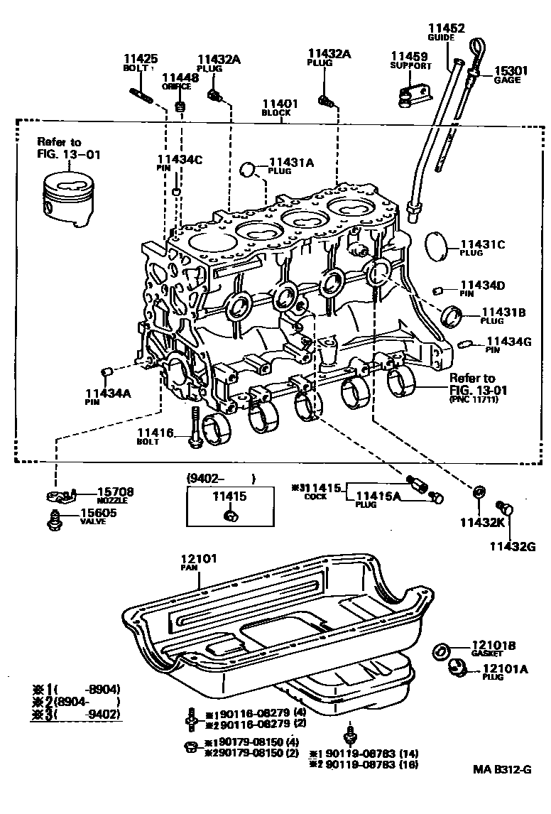 1105 — CYLINDER BLOCK