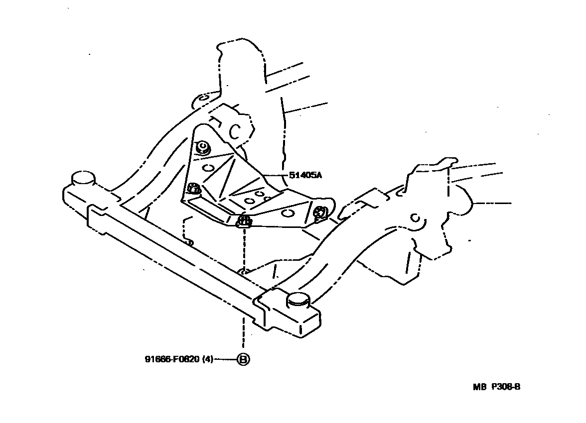 5152 — SUSPENSION CROSSMEMBER & UNDER COVER