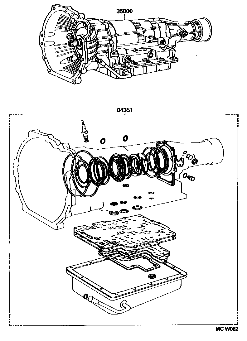 3501 — TRANSAXLE OR TRANSMISSION ASSY & GASKET KIT (ATM)