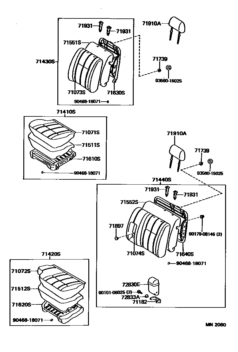 7151 — SEAT & SEAT TRACK