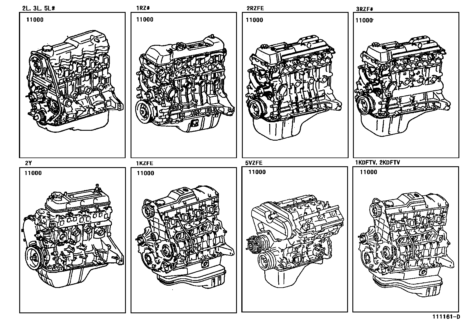 1101 — PARTIAL ENGINE ASSEMBLY