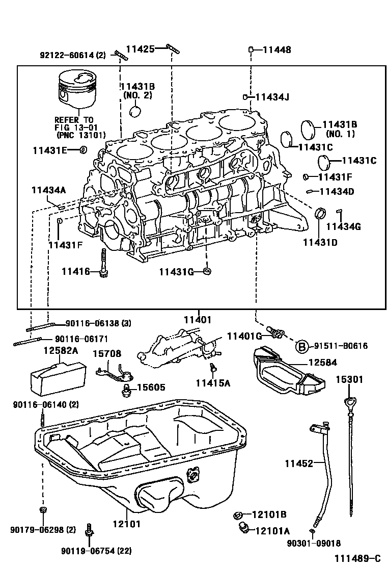 1105 — CYLINDER BLOCK