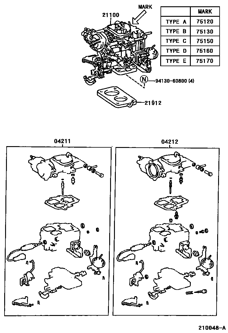 2102 — CARBURETOR ASSEMBLY