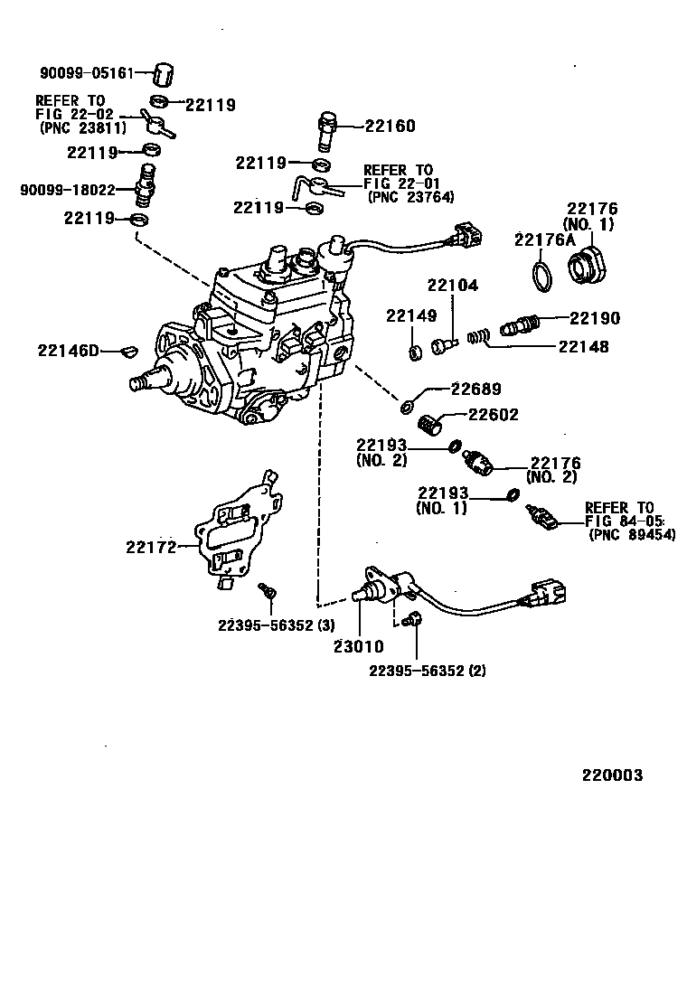 2203 — INJECTION PUMP BODY
