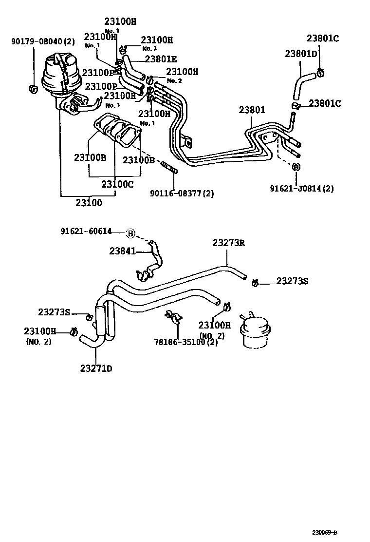 2301 — FUEL PUMP & PIPE