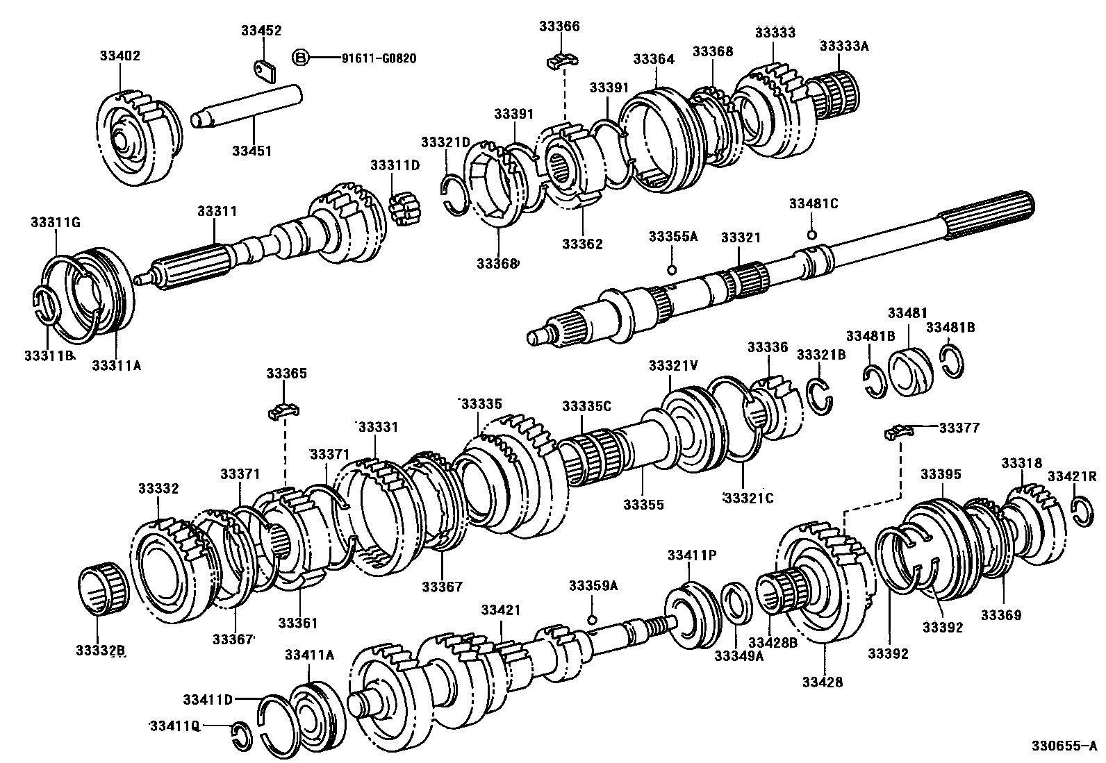 3305 — TRANSMISSION GEAR (MTM)