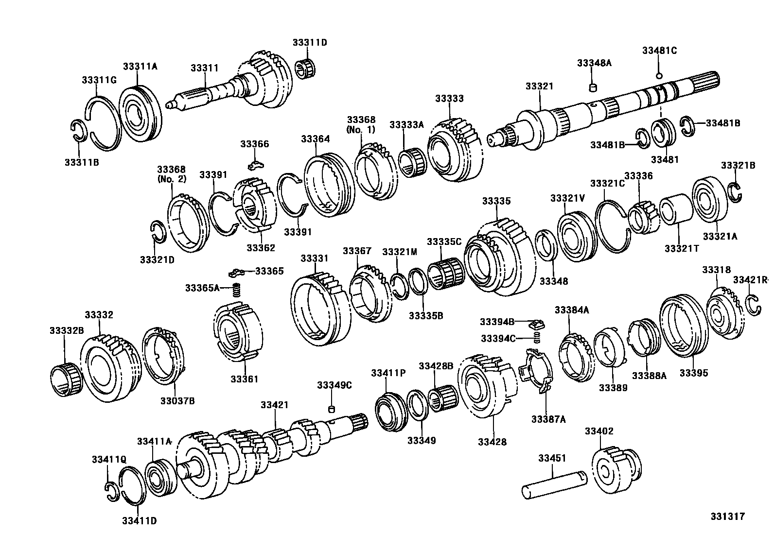 3305 — TRANSMISSION GEAR (MTM)
