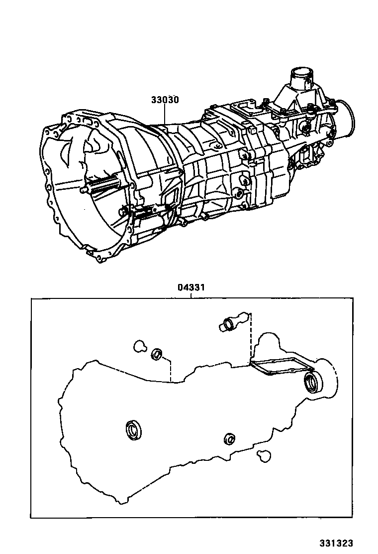 3301 — TRANSAXLE OR TRANSMISSION ASSY & GASKET KIT (MTM)