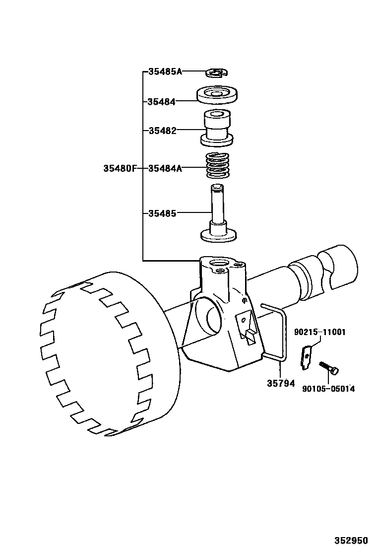 3511 — REAR OIL PUMP & GOVERNOR (ATM)