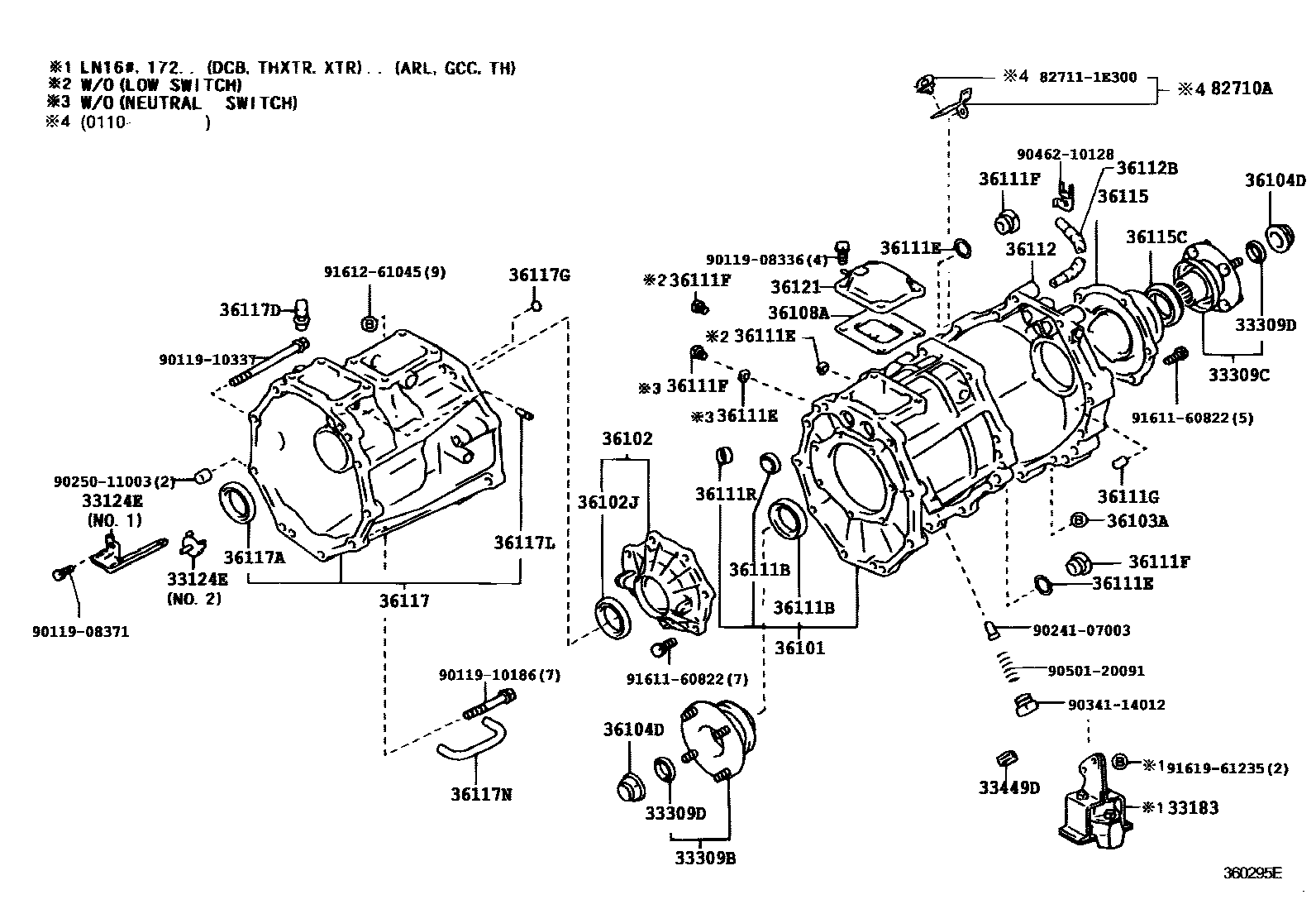 3609 — TRANSFER CASE & EXTENSION HOUSING