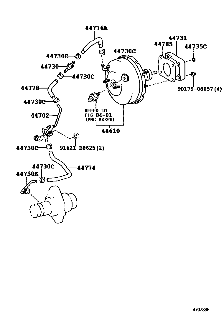 4703 — BRAKE BOOSTER & VACUUM TUBE