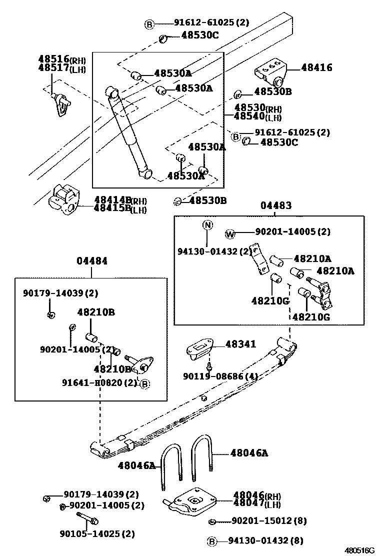 4804 — REAR SPRING & SHOCK ABSORBER