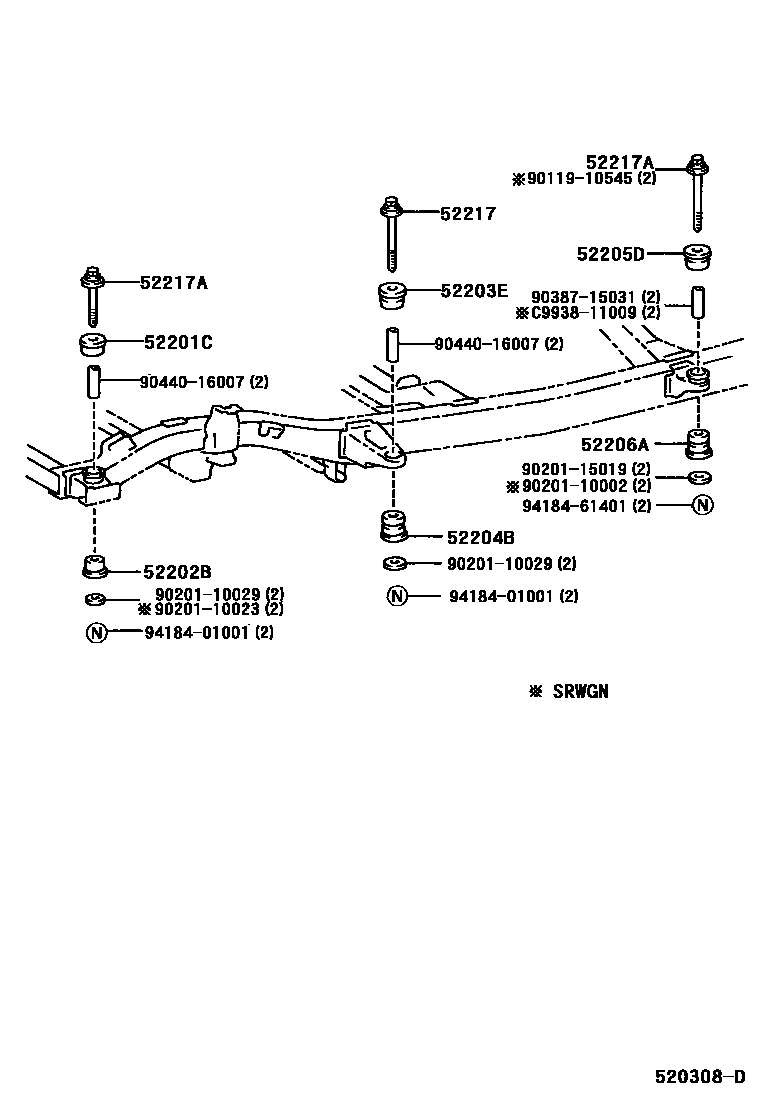 5251 — CAB MOUNTING & BODY MOUNTING
