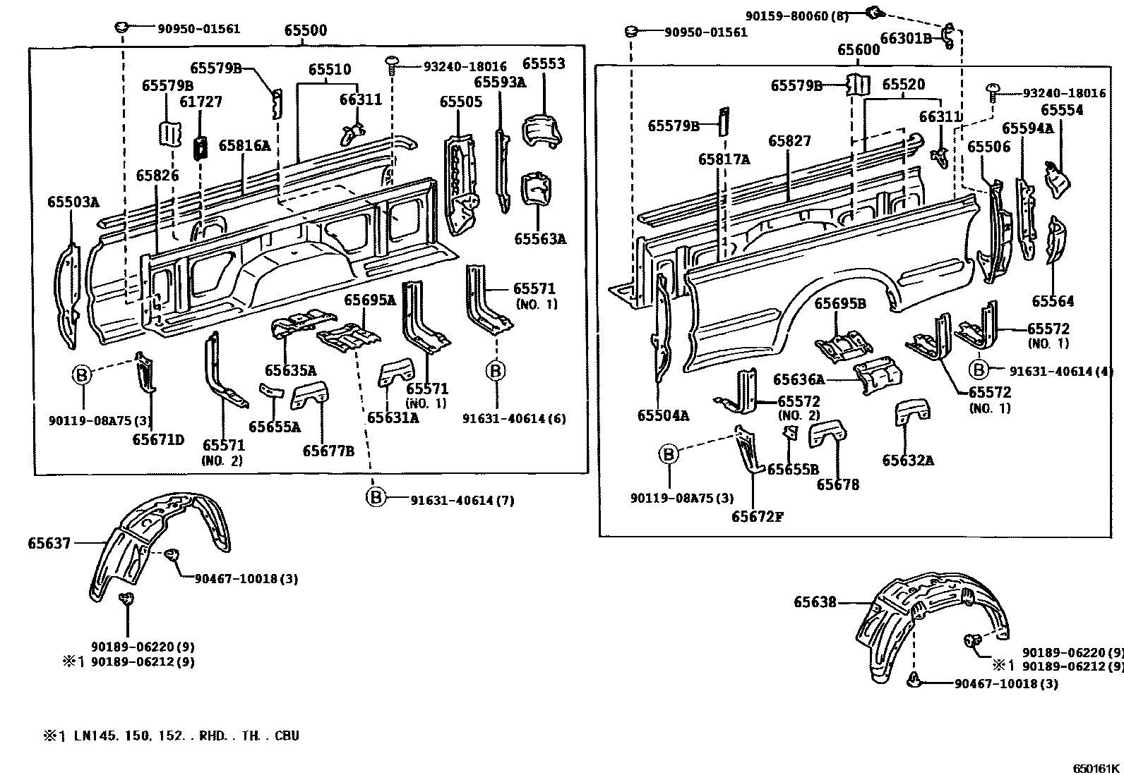 6554 — REAR BODY SIDE PANEL