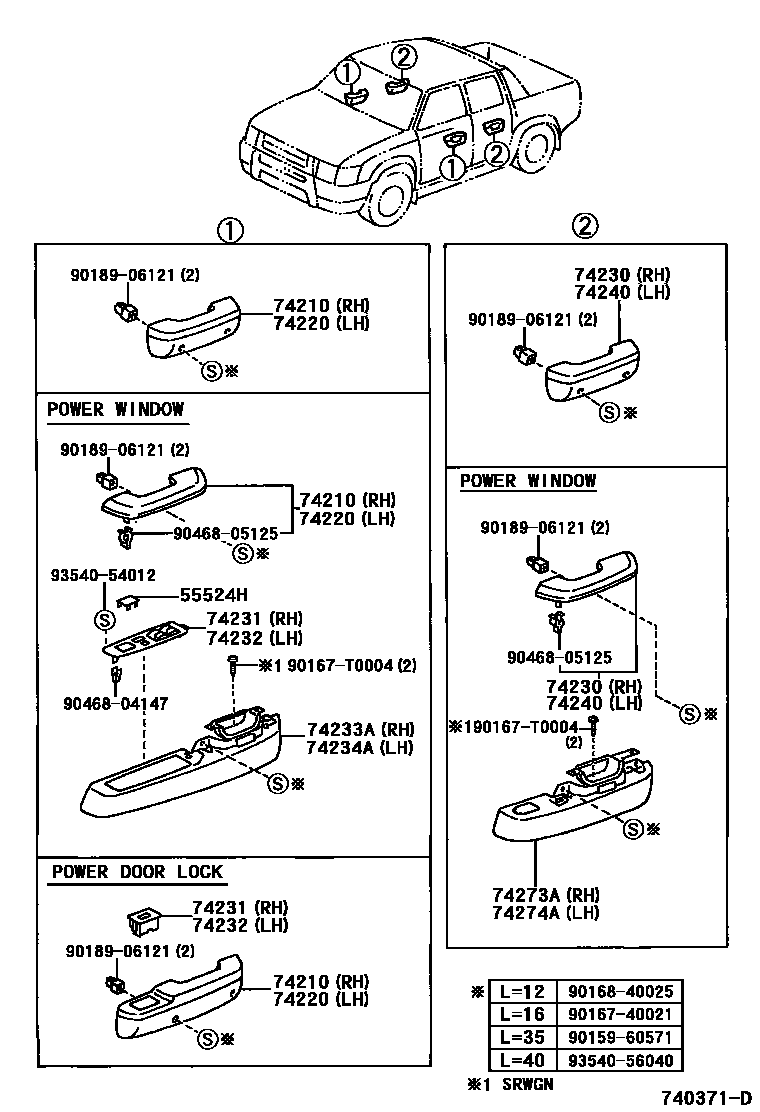 7451 — ARMREST & VISOR