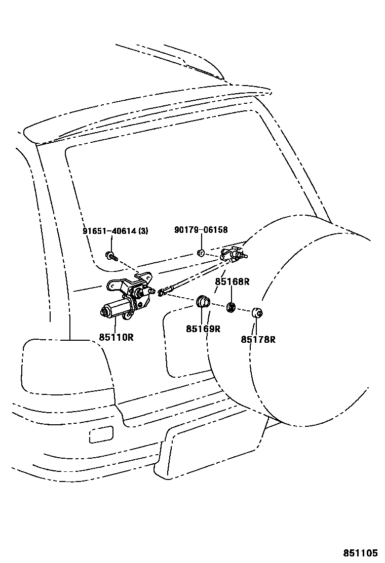 8502 — REAR WIPER
