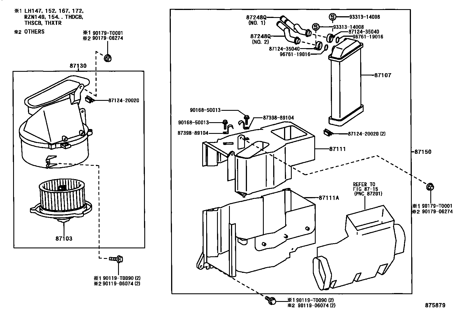 8712 — HEATING & AIR CONDITIONING - HEATER UNIT & BLOWER