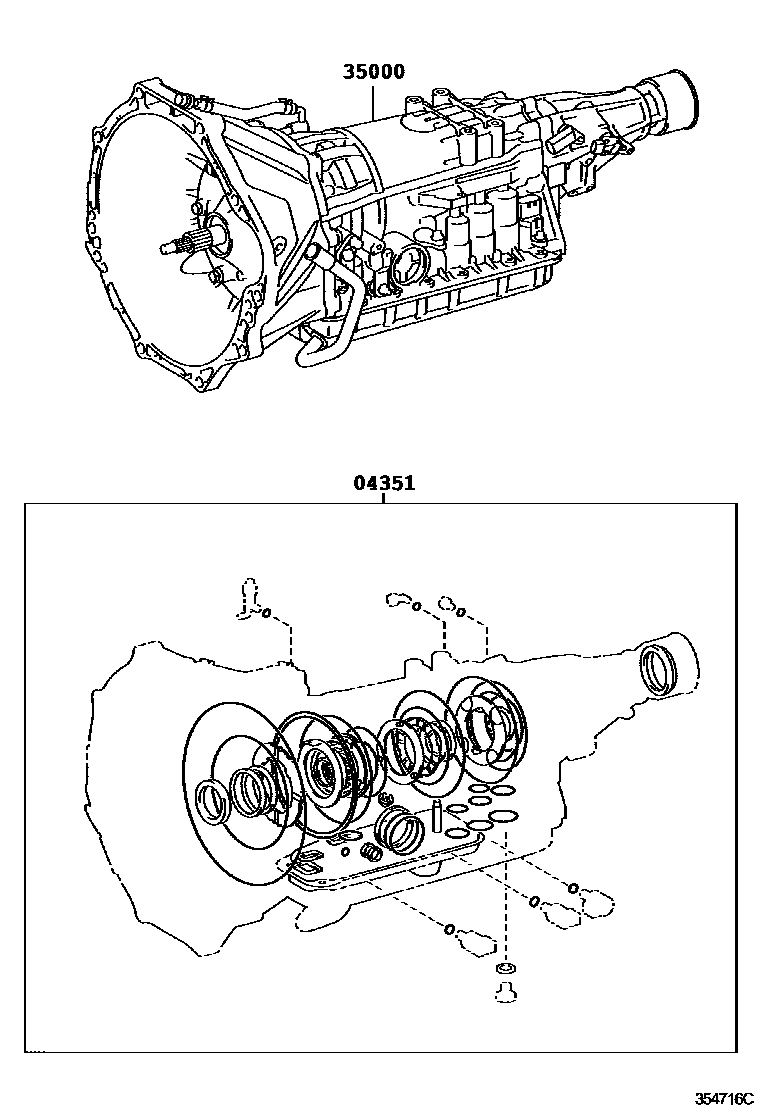 3501 — TRANSAXLE OR TRANSMISSION ASSY & GASKET KIT (ATM)