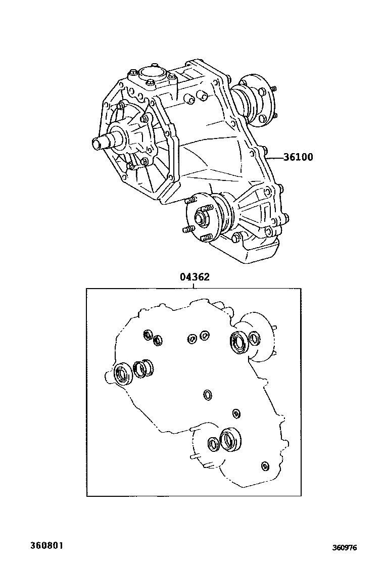 3608 — TRANSFER ASSEMBLY & GASKET KIT