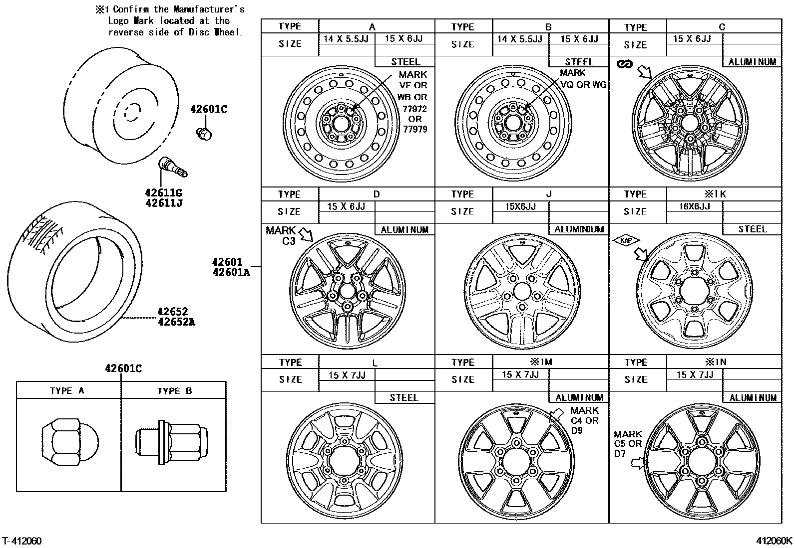 4103 — DISC WHEEL & WHEEL CAP