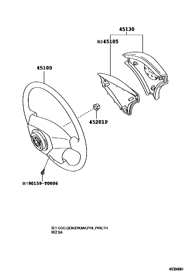 4504 — STEERING WHEEL