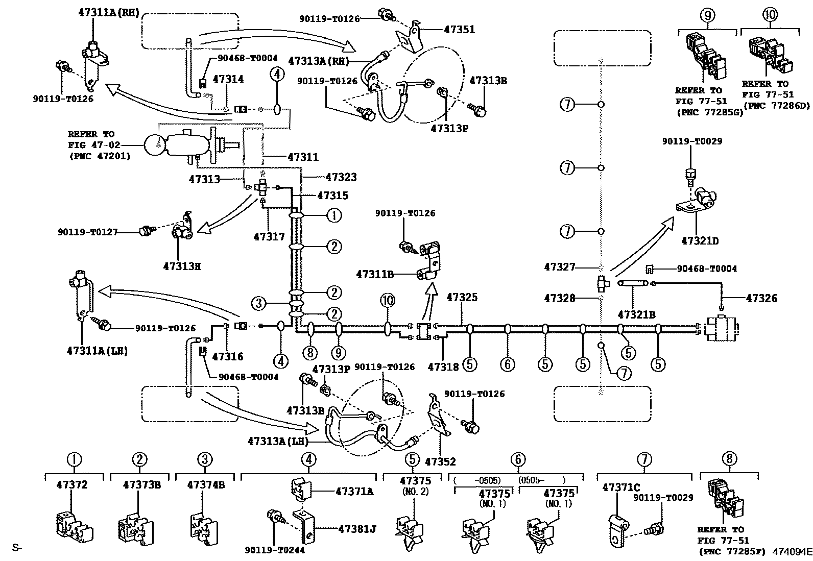 4708 — BRAKE TUBE & CLAMP
