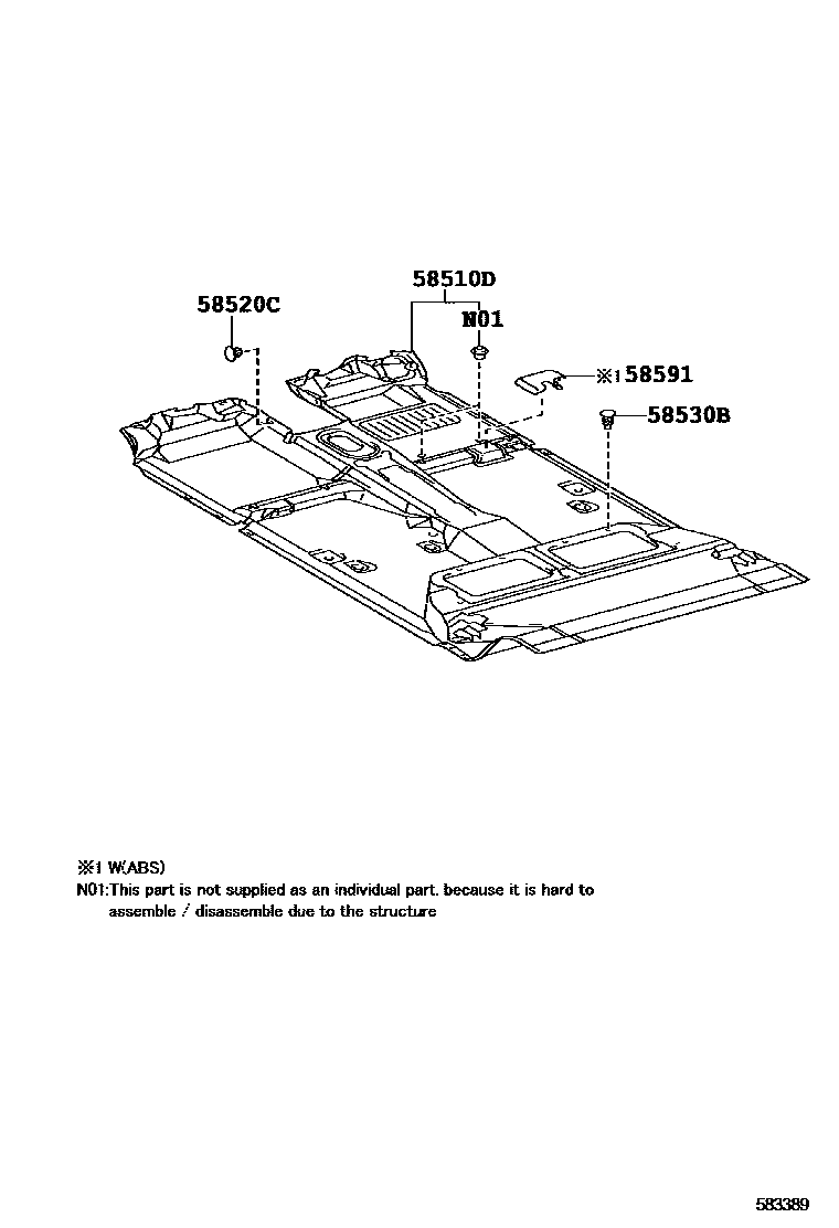 5854 — FLOOR MAT & SILENCER PAD