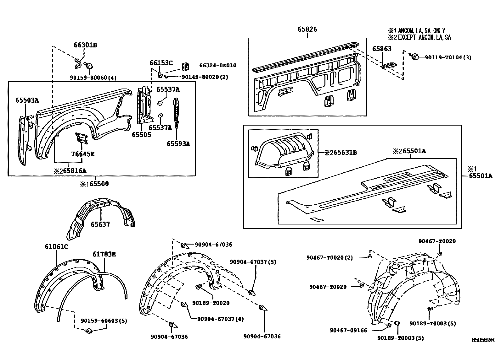 6554 — REAR BODY SIDE PANEL