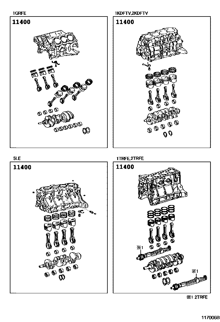1102 — SHORT BLOCK ASSEMBLY