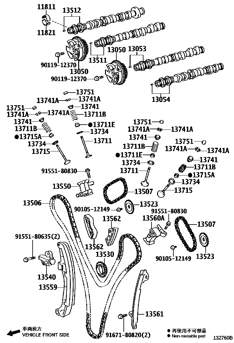 1302 — CAMSHAFT & VALVE