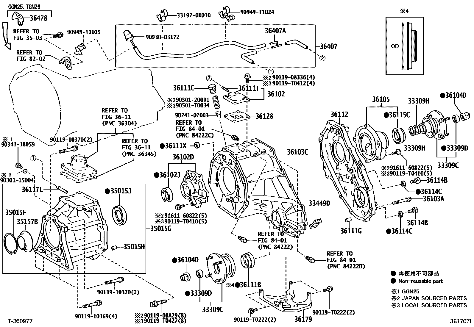 3609 — TRANSFER CASE & EXTENSION HOUSING
