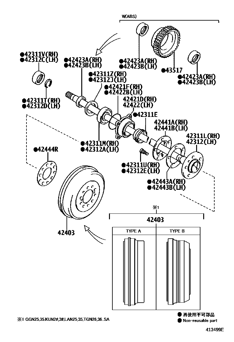 4102 — REAR AXLE SHAFT & HUB