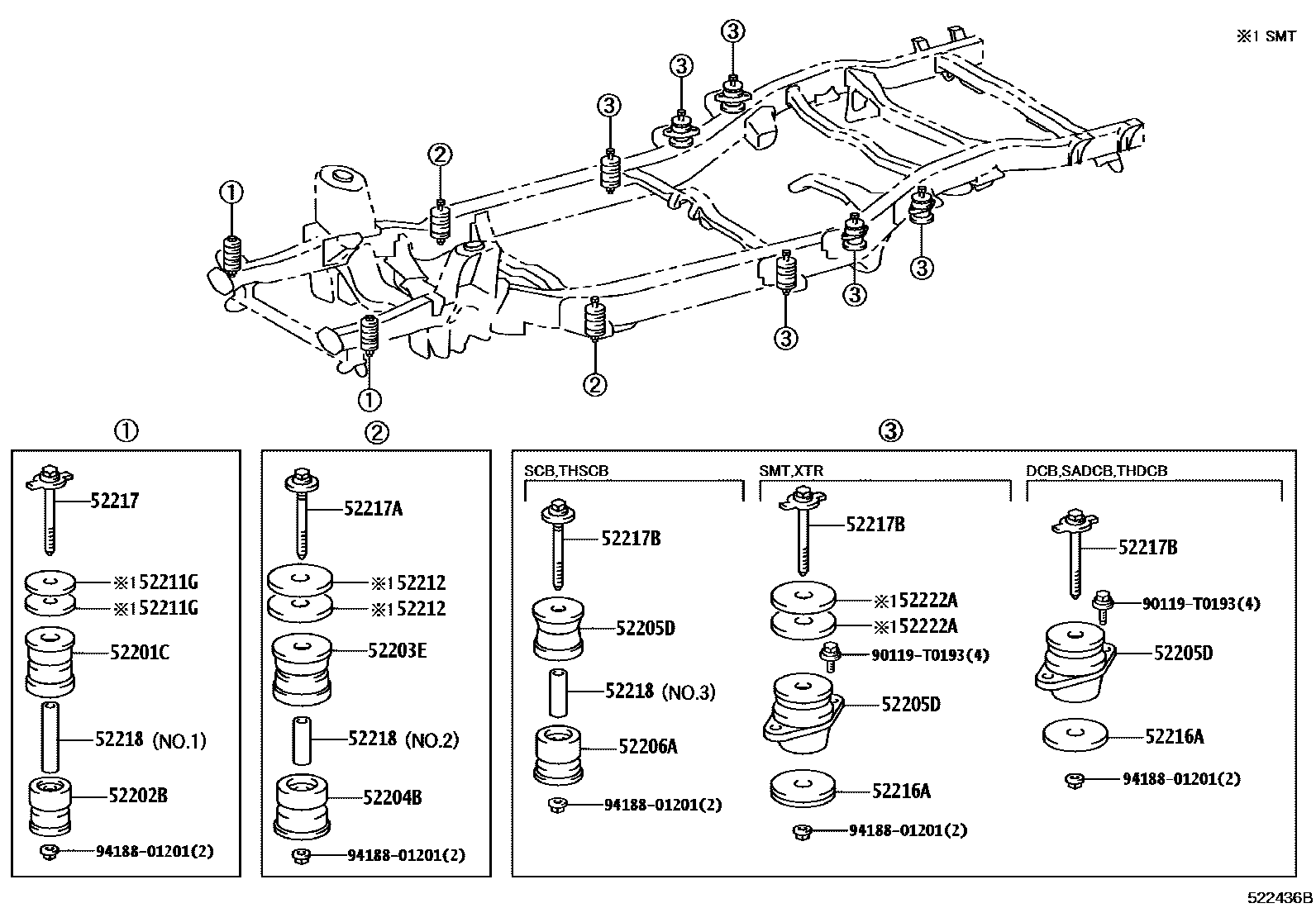 5251 — CAB MOUNTING & BODY MOUNTING