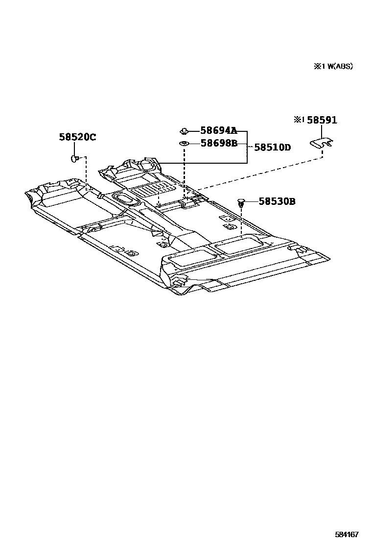 5854 — FLOOR MAT & SILENCER PAD