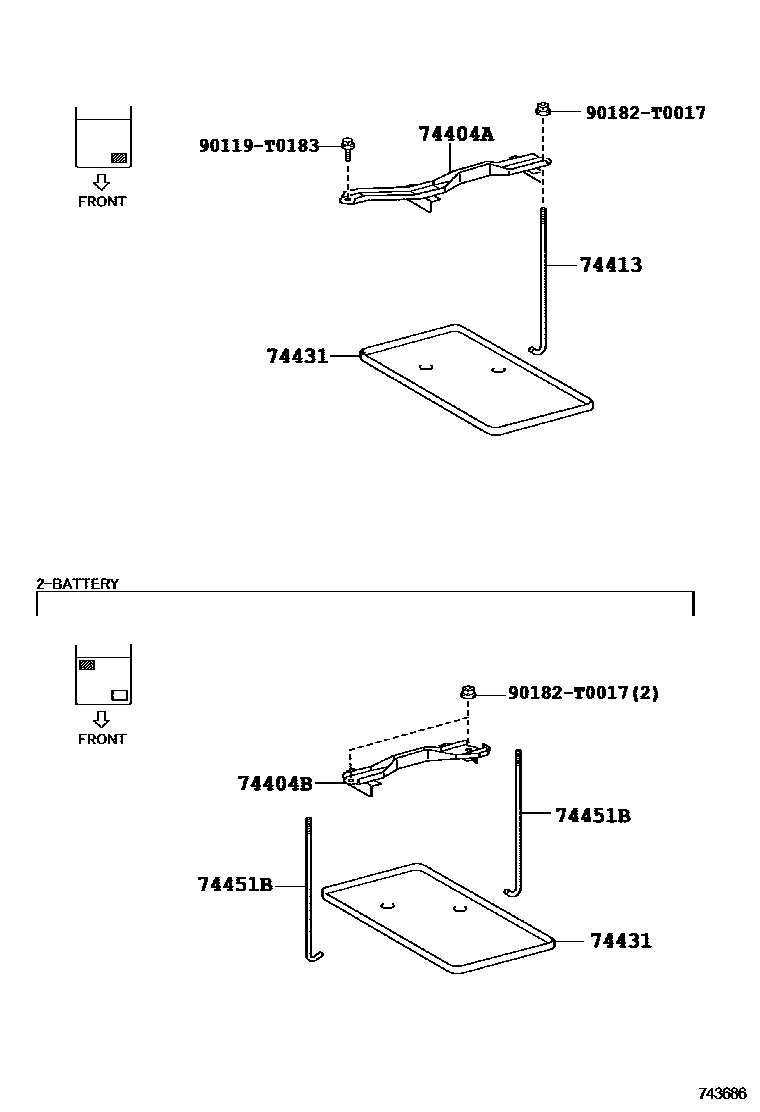 7454 — BATTERY CARRIER