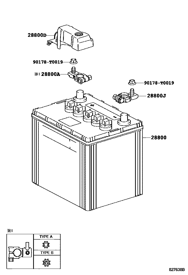 8201 — BATTERY & BATTERY CABLE