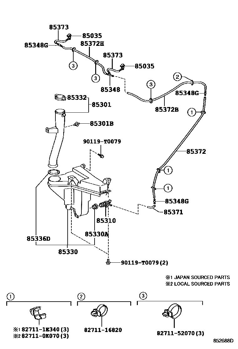 8503 — WINDSHIELD WASHER