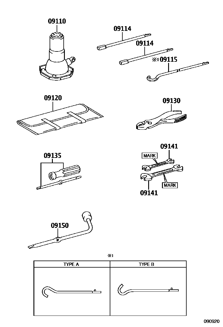 0901 — STANDARD TOOL