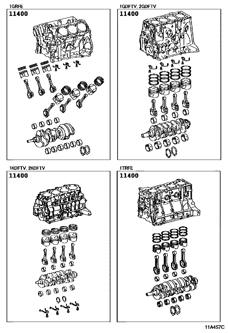 1102 — SHORT BLOCK ASSEMBLY