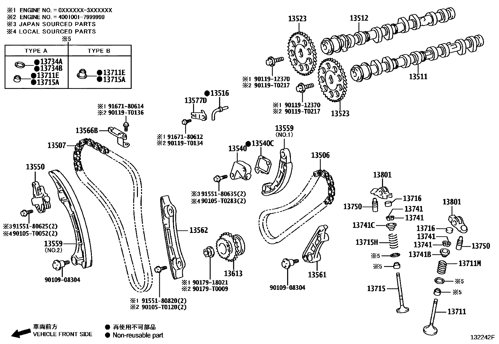1302 — CAMSHAFT & VALVE