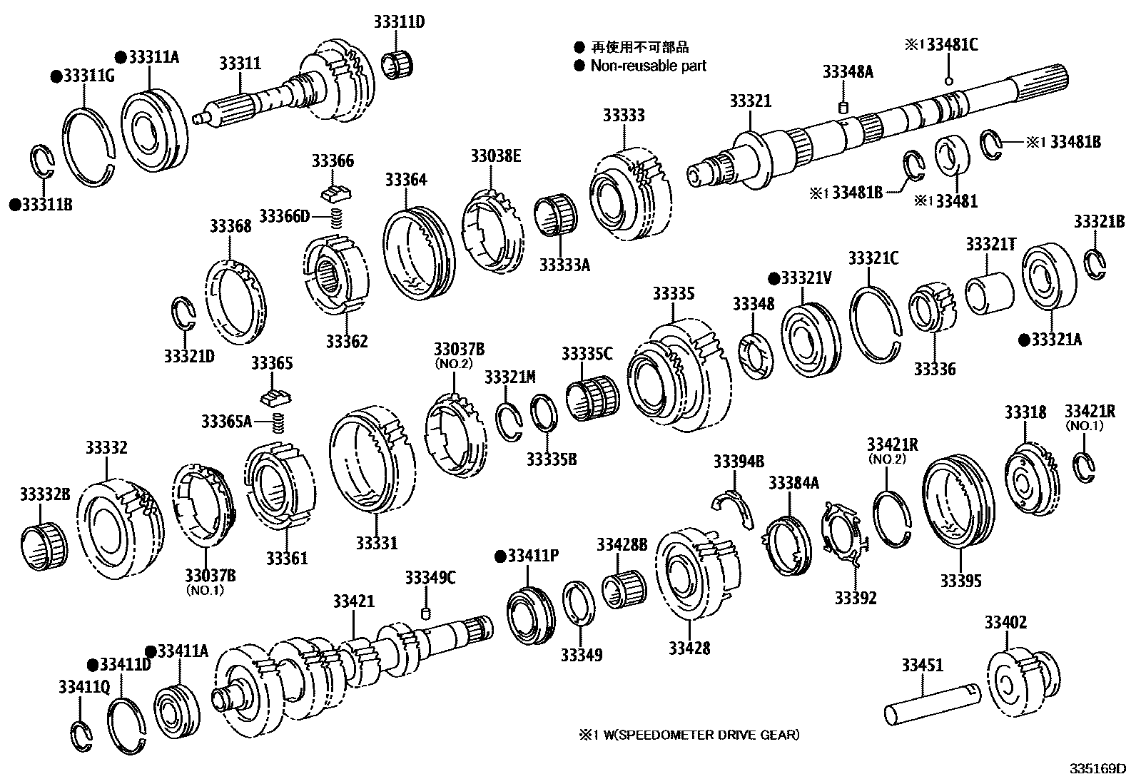 3305 — TRANSMISSION GEAR (MTM)