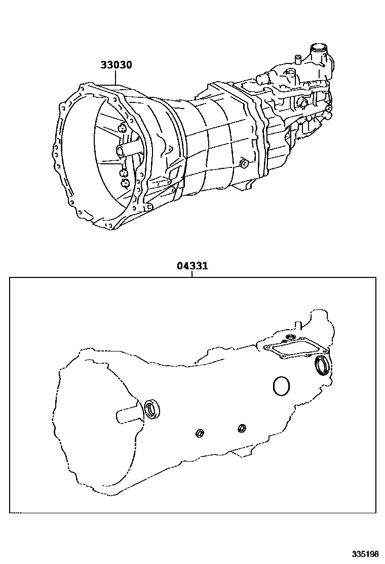 3301 — TRANSAXLE OR TRANSMISSION ASSY & GASKET KIT (MTM)