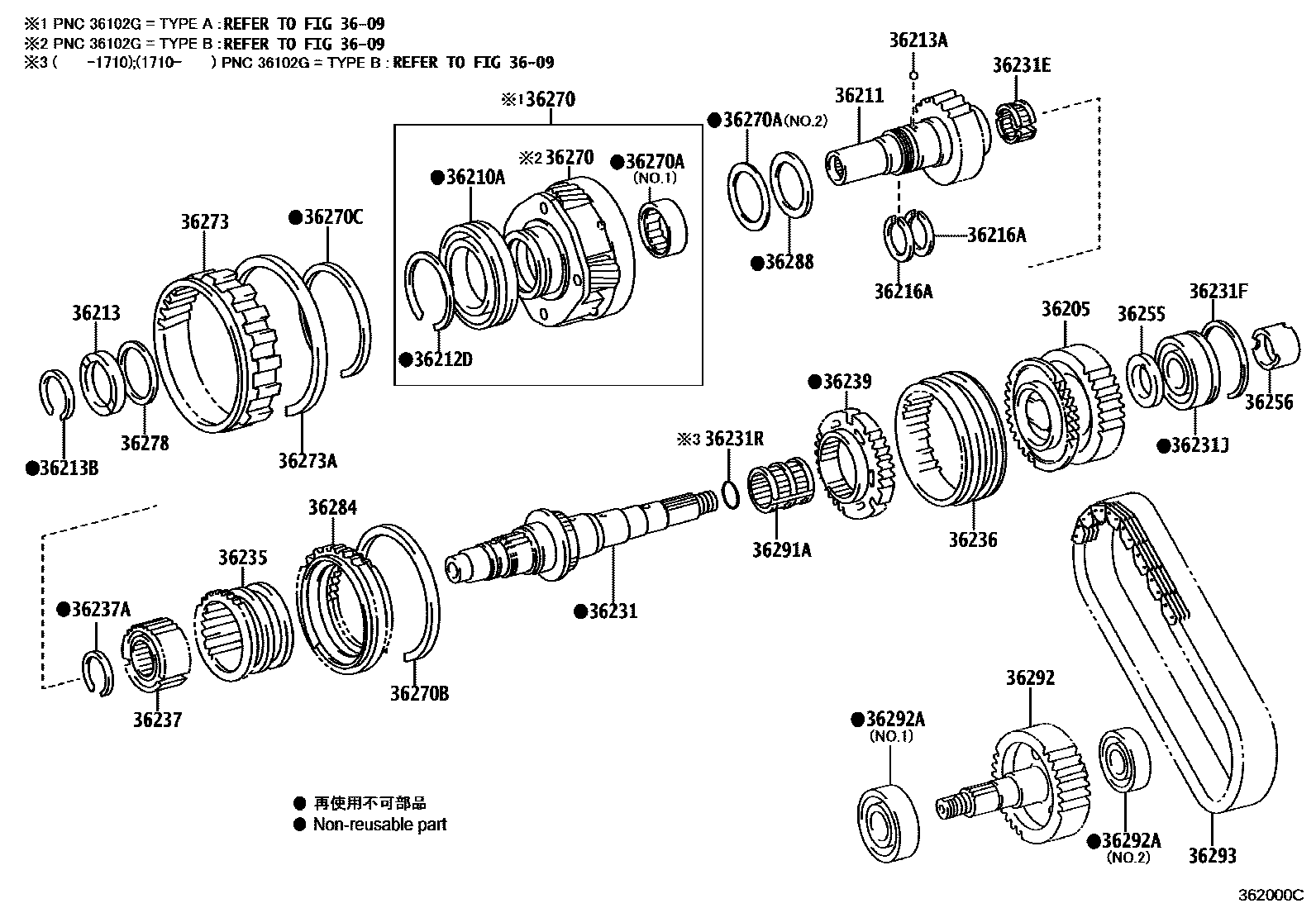 3610 — TRANSFER GEAR