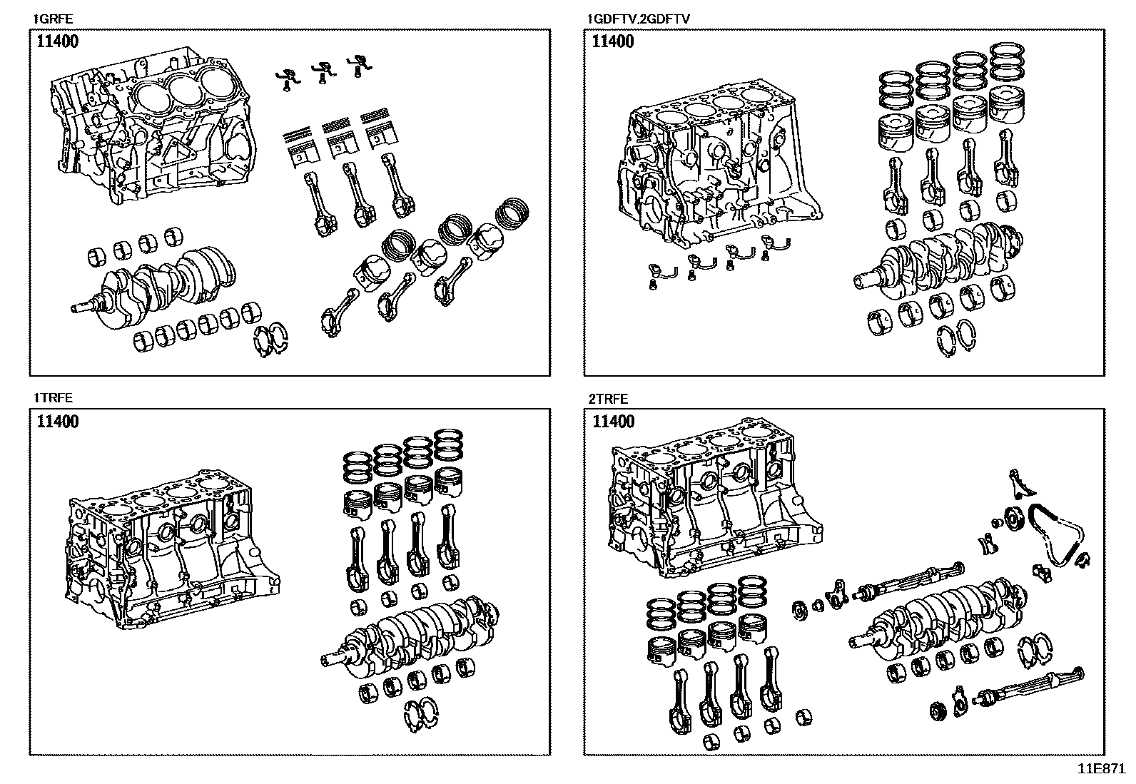 1102 — SHORT BLOCK ASSEMBLY