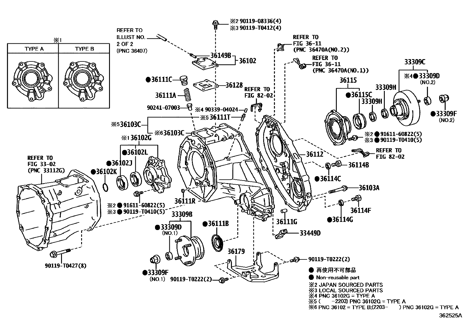 3609 — TRANSFER CASE & EXTENSION HOUSING